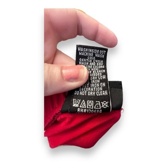 Women’s Vintage torrid 1 Red Sequin Sweetheart Bust Peplum Babydoll Tank Top - Picture 8 of 8